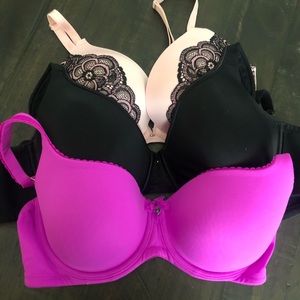 Lot of 3 bras 36DD & 36D